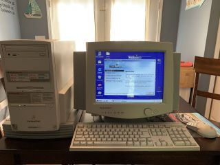 Vintage Packard Bell Multimedia S610 Pentium Mmx 233 With Kb And Mouse