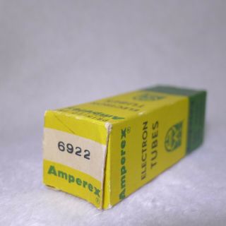 Very Rare NOS/NIB Pinched Waist Amperex PQ 6922/E88CC D - Getter 1959 USA 11
