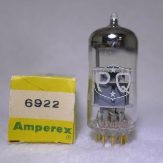 Very Rare Nos/nib Pinched Waist Amperex Pq 6922/e88cc D - Getter 1959 Usa