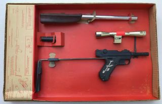 RARE 1965 James Bond 007 SECRET 7 RIFLE AND PISTOL Set toy agent gun 2