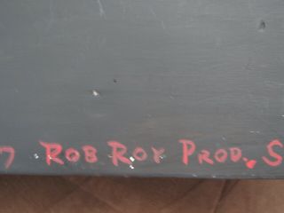 Rare Wizard Of Oz - Rob Roy Denslow/Baum Style Scarecrow Hand Painted Book Shelf 12