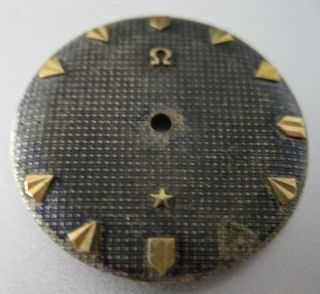 Vintage Omega Pie Pan Constellation Dial Very Rare Black Honeycomb