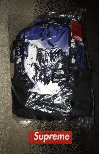 Supreme X The North Face Mountain Expedition Backpack Fw17 Supreme Rare