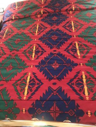 On Hold Very Rare Vintage Ralph Lauren Aztec Southwestern Queen Comforter