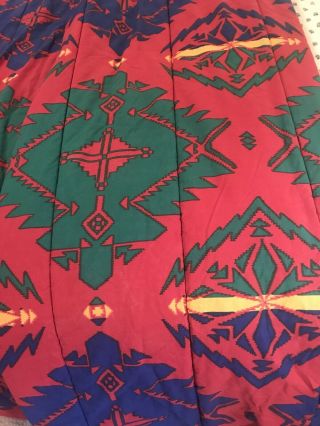 ON HOLD Very Rare Vintage Ralph Lauren Aztec Southwestern Queen Comforter 7