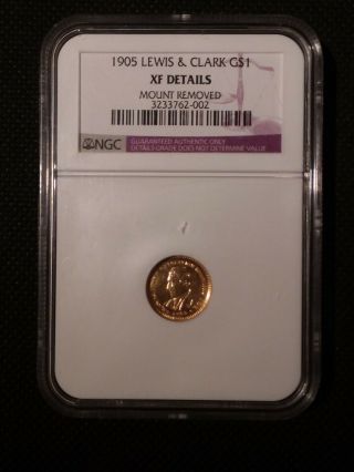 1905 Lewis & Clark Gold Dollar G$1 - Certified Ngc Xf Detail - Rare Coin