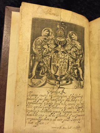 1637 King James Bible ROYAL Psalms of David PERSONAL TRANSLATION Rare 1611 7