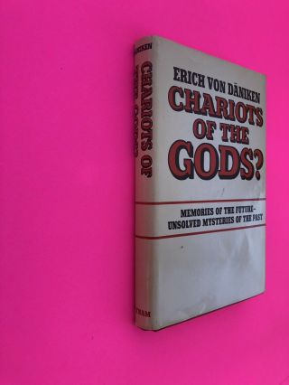 Chariots Of The Gods Erich Von Daniken (1969) Vgdj 1st Edition.  Estate Find