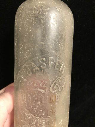 Extremely Rare Jasper Alabama Ala AL Coca Cola Coke Hutchinson Hutch Bottle 2