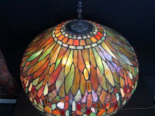 Dragonfly Stained Glass Table Lamp Very Large