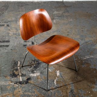 Mid Century Modern Side Chair Dcm Herman Miller Charles Eames Walnut 1950 - 1954