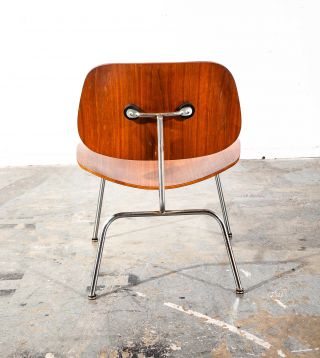 Mid Century Modern Side Chair DCM Herman Miller Charles Eames Walnut 1950 - 1954 3