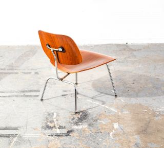 Mid Century Modern Side Chair DCM Herman Miller Charles Eames Walnut 1950 - 1954 4