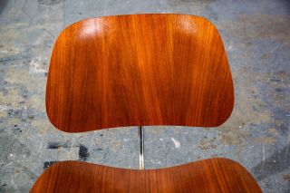 Mid Century Modern Side Chair DCM Herman Miller Charles Eames Walnut 1950 - 1954 6