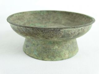 Rare Ancient Dong Son Culture Cast Bronze Bowl Red River Valley 500 Bc