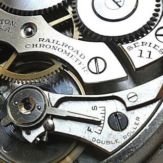 Series 11 Vintage 1912 E Howard Railroad Chronometer 21 Jewel 16s Pocket Watch