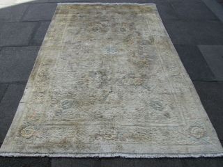 Old Traditional Hand Made Chinese Oriental Green Large Silk Rug 240x165cm