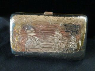 ANTIQUE ART NOUVEAU TIFFANY & Co Sterling Silver Cigar Case 5