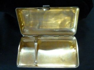 ANTIQUE ART NOUVEAU TIFFANY & Co Sterling Silver Cigar Case 7