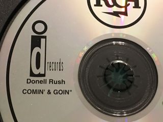 DONELL RUSH - “COMIN’ & GOIN’” PROMO ADVANCE RARE 1993 JACK SWING 11 TRK CD 5