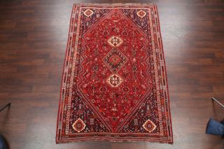 Pre - 1900 Antique Tribal Abadeh Oriental Lori Hand - Knotted 6x9 Wool Area Rug 2