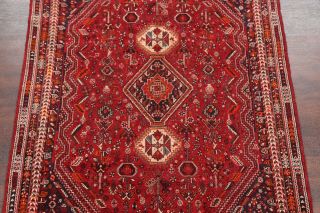 Pre - 1900 Antique Tribal Abadeh Oriental Lori Hand - Knotted 6x9 Wool Area Rug 3