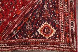 Pre - 1900 Antique Tribal Abadeh Oriental Lori Hand - Knotted 6x9 Wool Area Rug 5