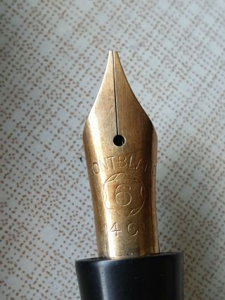 ⭐ EXTREMELY RARE WWII EXTRA Large 1940 ' s MONTBLANC Fountain Pen 6