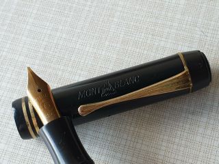 ⭐ EXTREMELY RARE WWII EXTRA Large 1940 ' s MONTBLANC Fountain Pen 8
