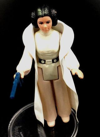 Vintage Star Wars Princess Leia Metallic Green Hair Semi - Trans Blaster C/9