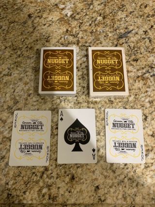Vintage Vintage Deck Carson Nugget Casino Playing Cards - Carson City Nevada 5