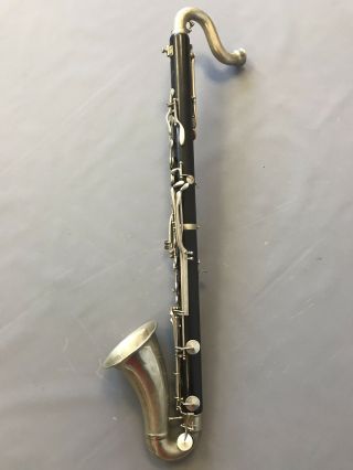 Vintage Selmer Paris Depose Bass Clarinet With Case