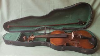 Early 19th century Violin.  Written label - Sebastian Felsch (?) Geigen 1824 12