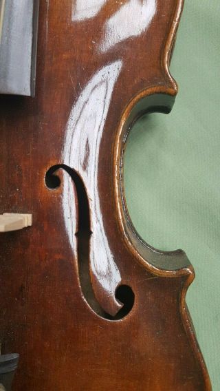 Early 19th century Violin.  Written label - Sebastian Felsch (?) Geigen 1824 5