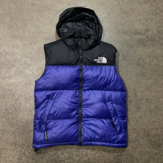 Vintage 90’s The North Face 700 Down Purple Blue Vest Mens Size M