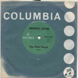 Pink Floyd Arnold Layne / Candy And A Currant Bun Zealand Rare 7 " 45 Vg,  /vg,