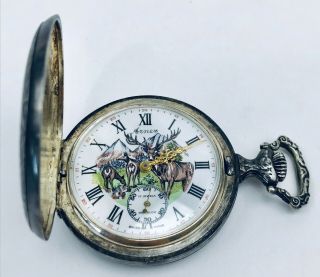 Vintage Arnex “hunters Case” 17 Jewel " De Precision " Incabloc Swiss Pocket Watch