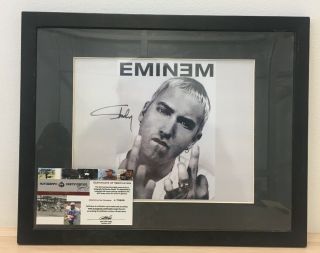 Eminem Slim Shady Marshall Mathers Auto Signed Photo W/ Rare L3