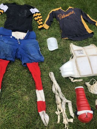 Vintage Lacrosse Equipment Protectors Pads Bags Jersey Socks 4
