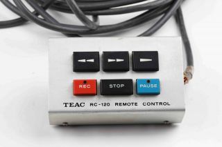 Vintage Teac Rc - 120 Remote Control - Reel To Reel Tape
