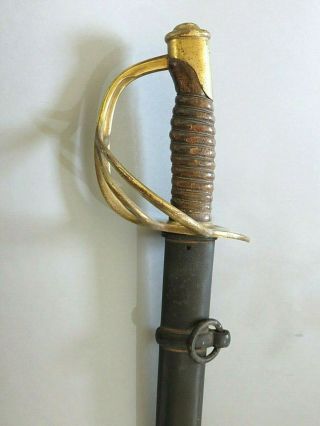 Antique American 1865 Ames Chicopee Civil War Sword Saber Model 1860