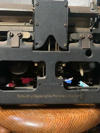 Vintage 1936 Remington Standard Noiseless No 10 Typewriter - 4