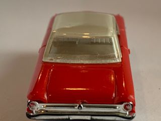 Vintage Aurora Thunderjet 500 1963 Ford Falcon HO Slot Car RED/TAN/TAN RARE 4