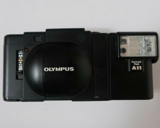 Olympus Xa 35mm Rangefinder Film Camera With A11 Flash Vintage Film