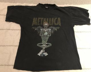 Rare Vintage 1996 Metallica Large Be Careful What You Wish King Nothing L Giant