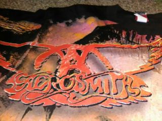 Vintage Aerosmith Get a Grip Double Sided.  Thick All Over design Shirt. 6
