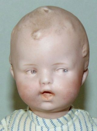 Antique Bisque Doll Heubach Character Boy 8729 Very Sweet