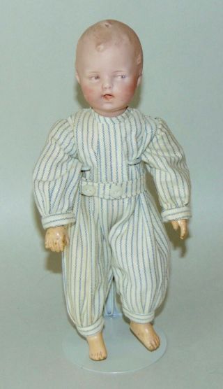 ANTIQUE Bisque Doll HEUBACH Character Boy 8729 VERY SWEET 2