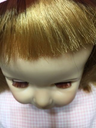 36” Ideal Patti Playpal Blue/Green Eyes RARE RED EYELASHES BABY FACE? 8