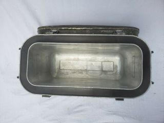 RARE Vintage 1962 US Army Military Metal Cooler Insulated Container Frary Clark 8